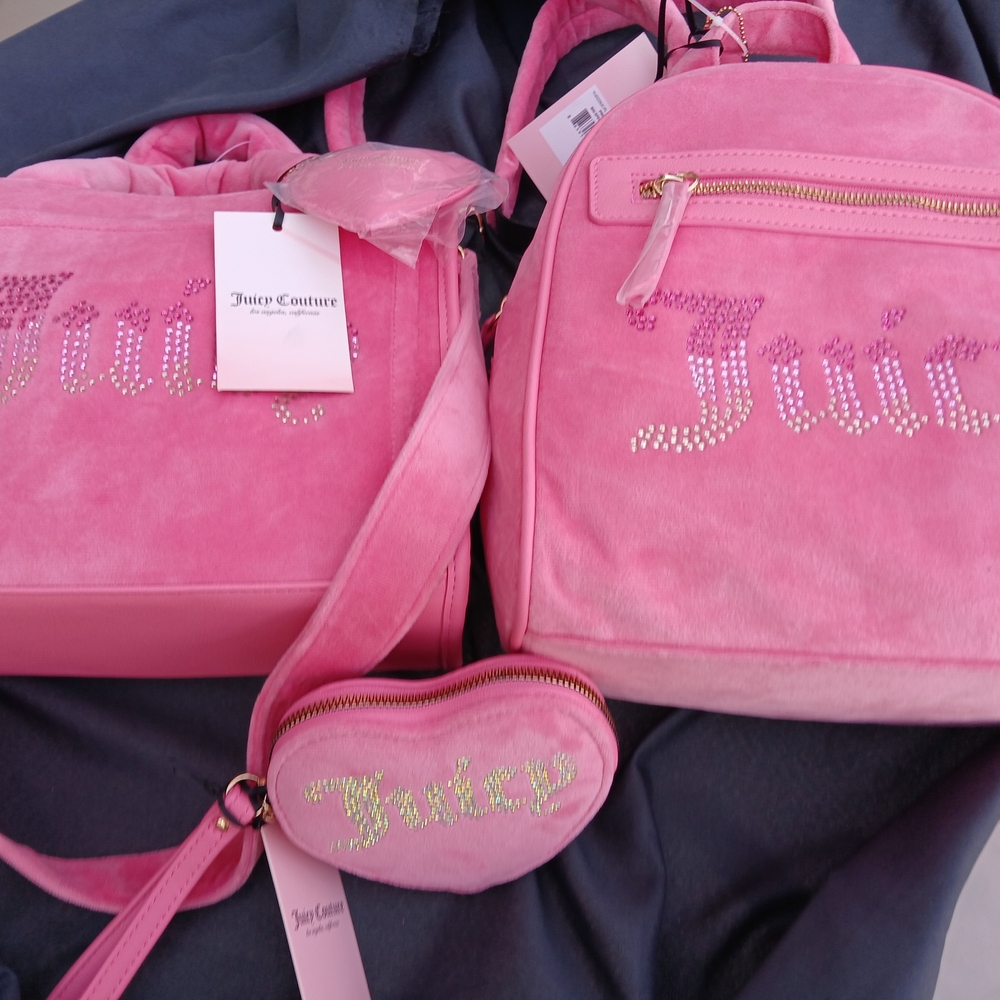 Juicy Couture Pink Bundle Velour Set